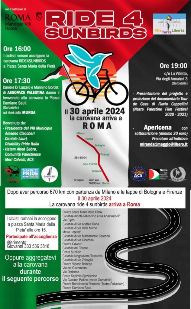 gaza sunbirds paraciclismo roma